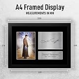 HWC Trading FR David Tennant Gift Signed Framed A4 Print Doctor Who view 2