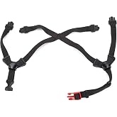 MSA Nylon Chinstrap Replacement for V-Gard H2 Full Brim Safety, Black