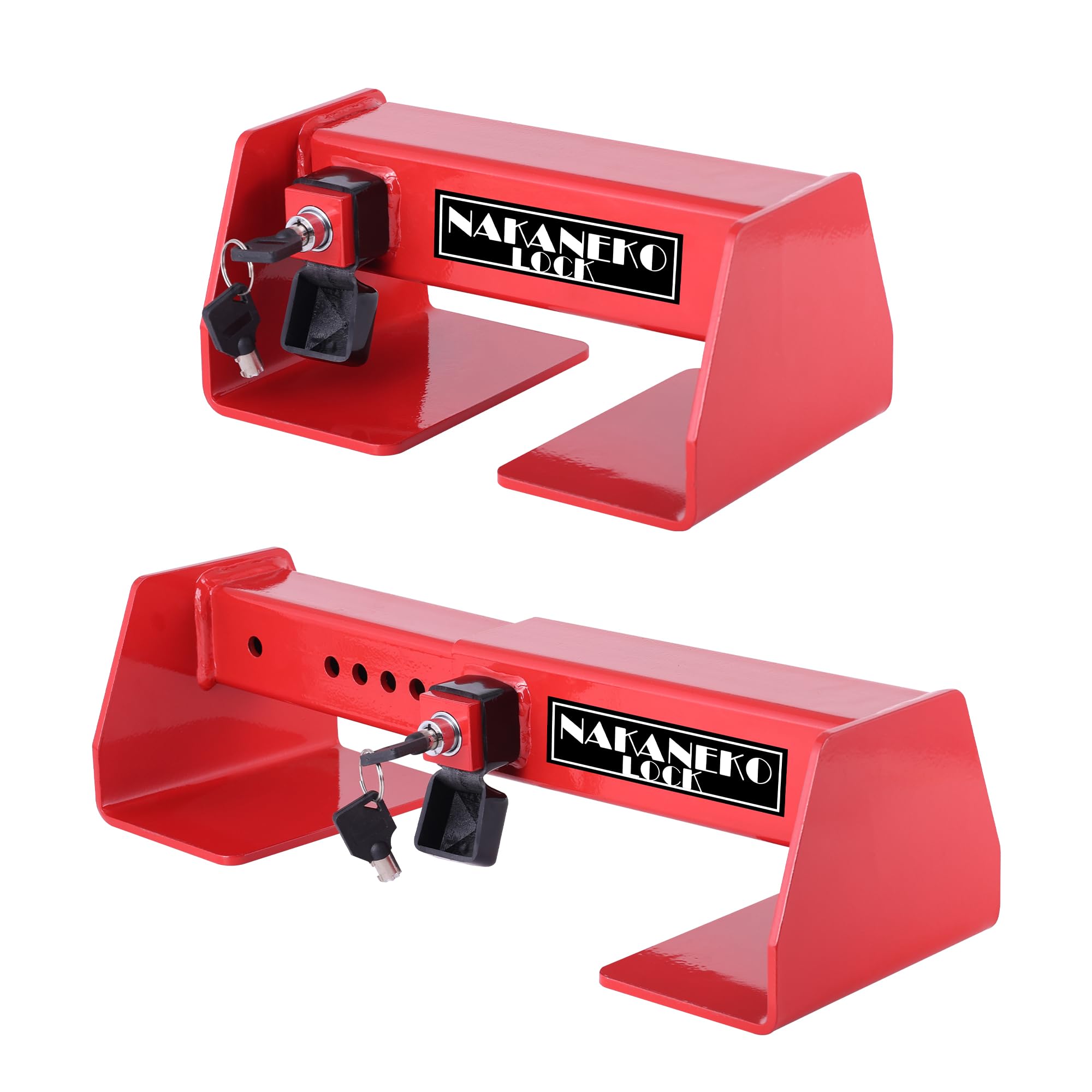 Photo 1 of NAKANEKO Container Locks, Heavy Duty Cargo Lock, Container Door Locks, Semi Trailer Door Lock, Semi Truck,Anti-Theft, Rust-Proof,Cargo Security, Bolt Cutter Resistant,Key Lock, Mechanical