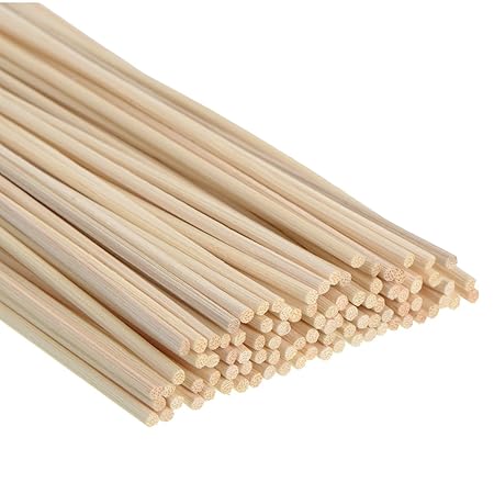 100 Stück Rattanstäbchen Reed Diffusor Stöcke Holz Rattan Reed Sticks ätherisches Öl Aroma Diffusor Stöcke
