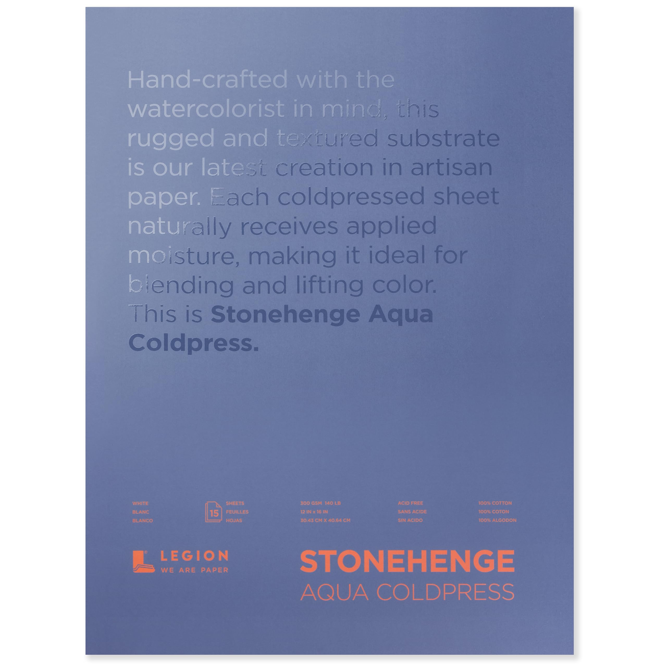 STONEHENGE Aqua 12X1 White 140#