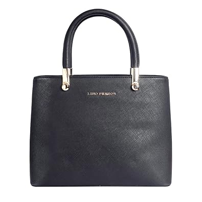 Lino Perros Women Handbag (Black)(LWHB01972BLACK)