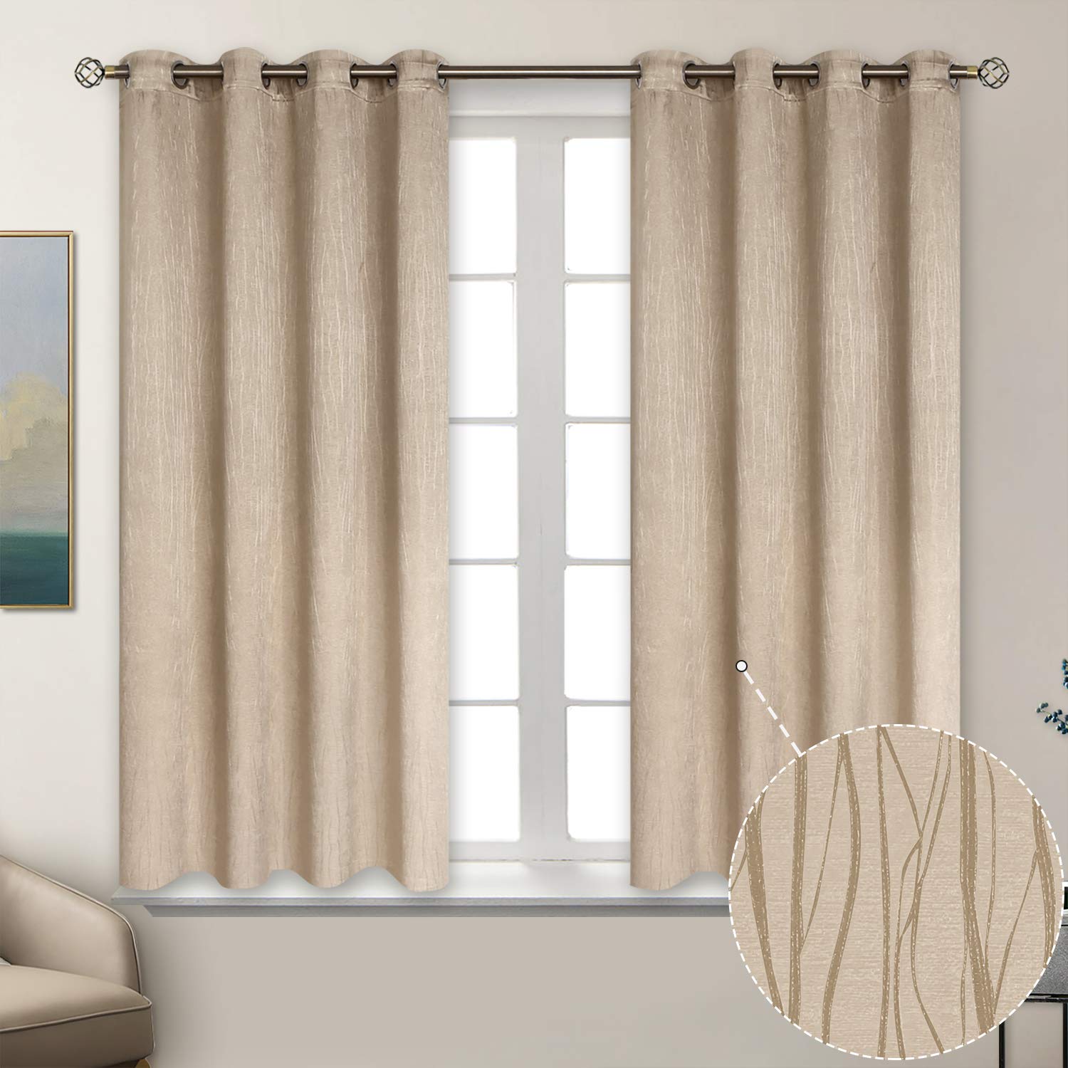 Best curtains for living room wave design