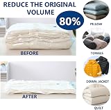 AMZJIMTOP Vacuum Storage Bags 6 Pack 100x80cm Extra Large Reusable view 4