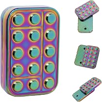Push métal POP Fidget Slider 01EDC sensoriel Fidgeting jouets haptique pièce Fidget Spinner Anti-Stress Fidget jouets  26