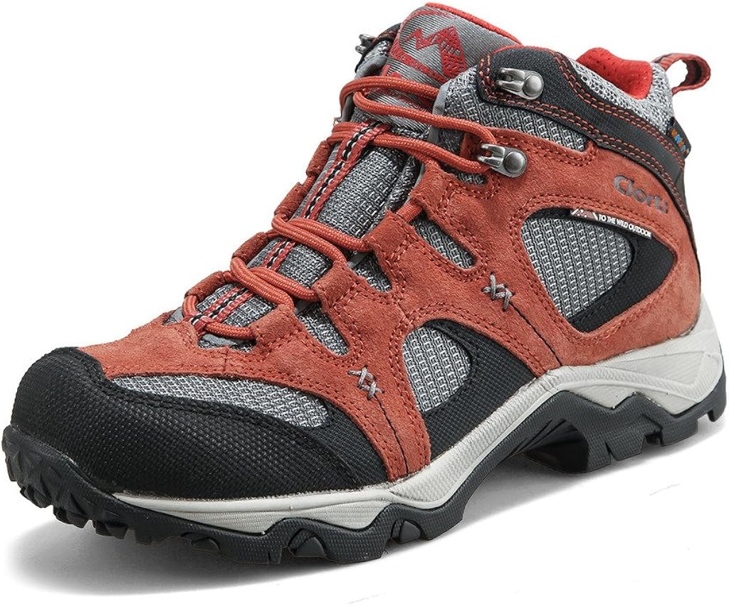 Clorts Women's Suede Uneebtex Mid Waterproof Hiking Boot