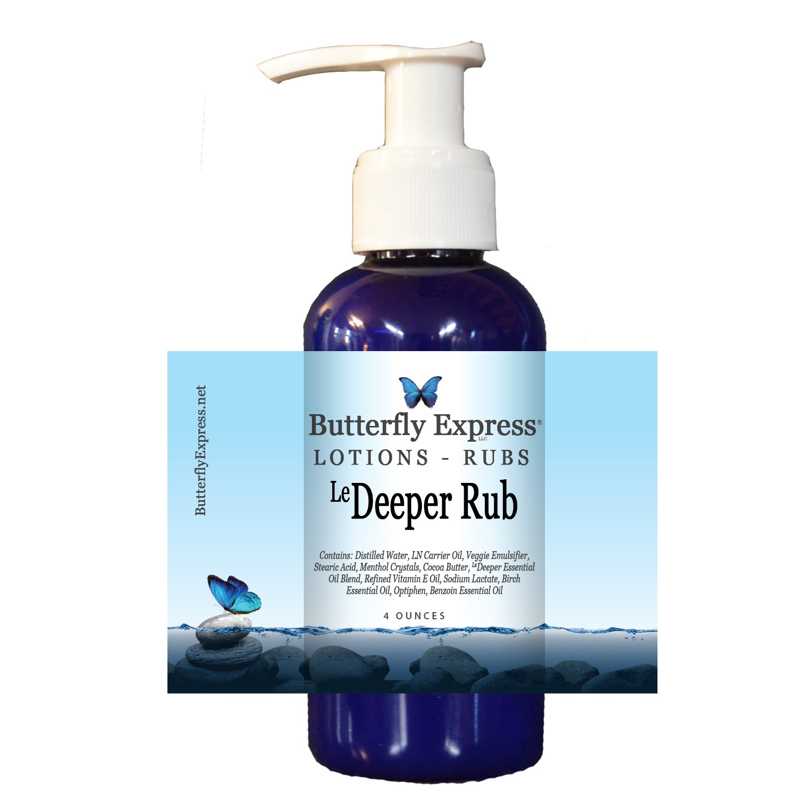 LeDeeper Rub 4oz - by Butterfly Express