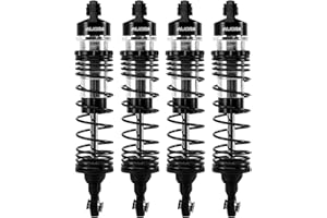 INJORA 88mm Oil Shocks with Progressive Springs for 1/16 Monster Truck Mini Maxx Mini XRT