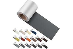 ILOFRI Self Adhesive Leather Repair Patch Tape 3x60 inch, Vinyl and Leather Repair Kit for Couches, Car Seat, Boat Seat, Sofa, Furniture, Vinyl Upholstery, Chair, Interior - Dark Grey #1