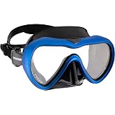 Cressi Anti-Fog Wide, Single Lens Scuba Diving and Freediving Mask- Silicone Skirt for Flexible Fit - A1: Designed in Italy