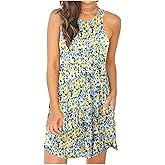 HiMONE Vacation Dresses for Women 2025 Summer Dress Women's Casual Sundresses Casual Beach Petite Sun Dress XS-2XL