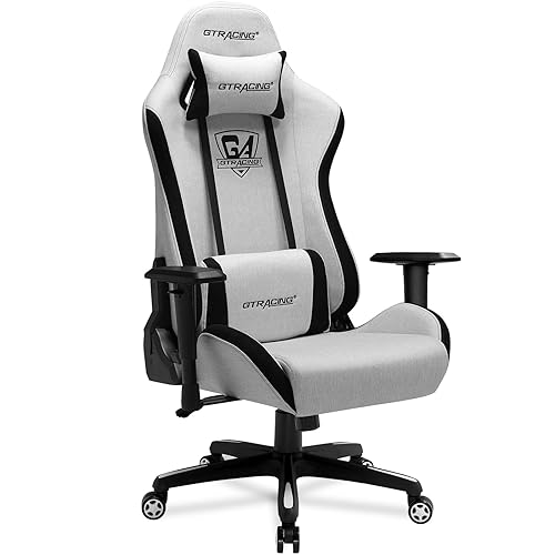 GTRACING Gaming Chair, Fabric Computer Chair, High Back Ergonomic
