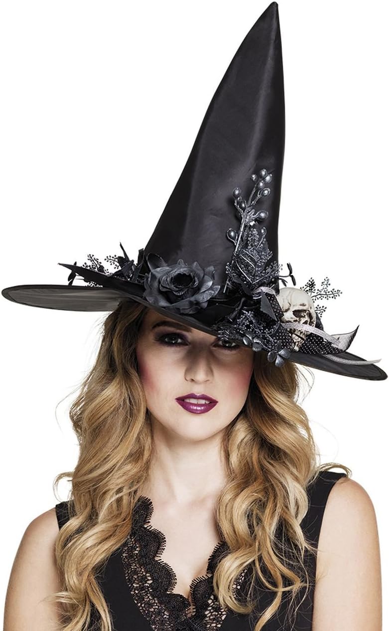 Boland 96993 Witches' Skulla Hat, One Size, Black - Image 3