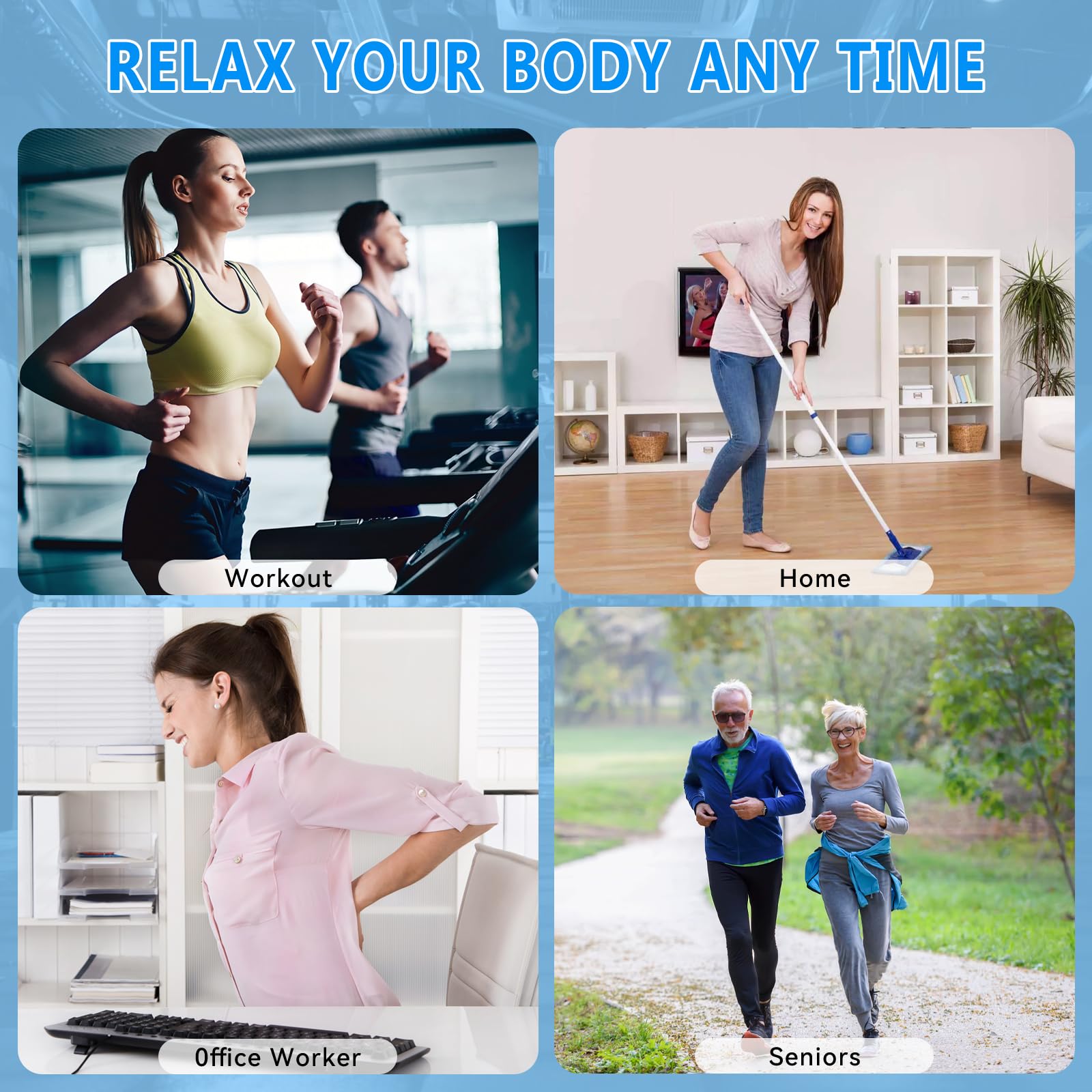 APHERMA Massage Gun, Muscle Massage Gun for Athletes Handheld Electric Deep Tissue Back Massager, Percussion Massage Device for Pain Relief with 30 Speed Levels 9 Heads,Father's Day Gifts - Image 7