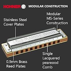 Hohner Marine Band 1896 Harmonica - Key of C Bundle