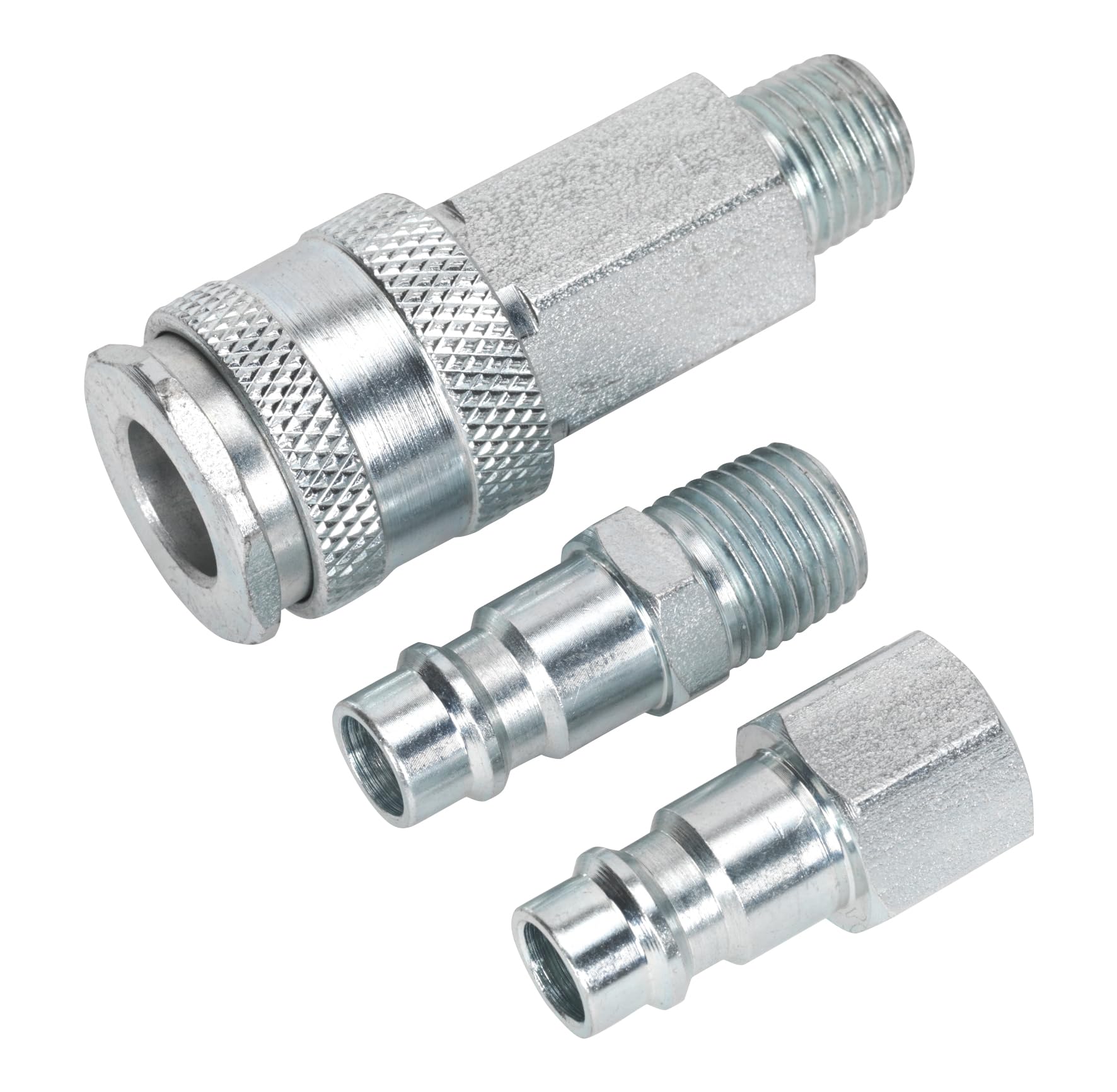 Sealey Ach60 Air Tool Coupling Kit 1/4In Bsp High Flow