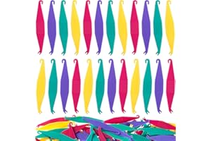 HINZIC 50pcs Orthodontic Rubber Bands Tool for Braces, Colorful Elastic Dental Placer for Braces with Hook and Pusher, Disposable Rubber Bands Placer for Women Men