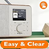 MangoKit SR10 Bluetooth Internet Radio DAB+/FM Kitchen Clock Walnut view 4