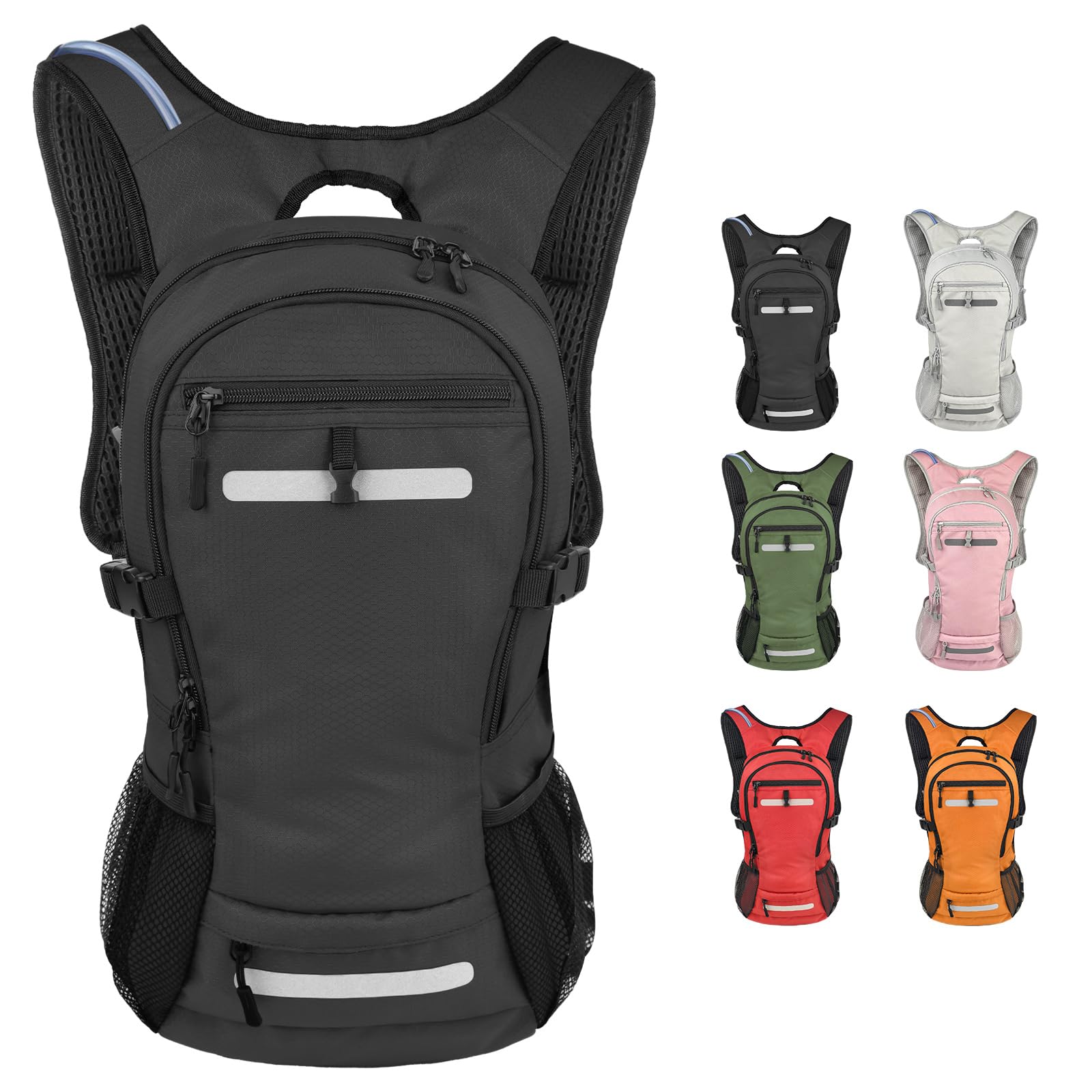 Photo 1 of Zavothy 18L Hydration Backpack with 3L Water Bladder Water Backpack for Hiking Hydration Pack Insulated Daypack for Cycling Black