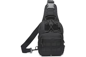 ATBP Small Tactical Sling Backpack Bag for Men Military Shoulder Bag Pack EDC Crossbody Bag for Hiking 7 Liters