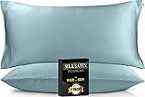 2 Pack Silk Satin Pillowcase for Hair and Skin King