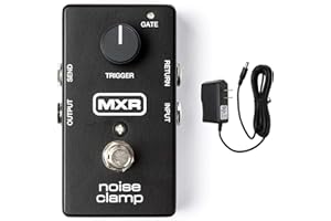 Briskdrop MXR M195 Noise Clamp Pedal Bundle with Power Supply, Green (m195psu)