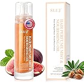 SLUJ Hair Perfume for Women - Hair Mist with Argan Oil & Bronze Shimmer, Lightweight Hair Oil Spray for Dry Hair, Heat Protection Spray for Hair, Long Lasting Hair Scent