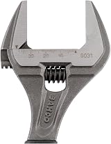 Bahco 9031 Adjustable Wrench 200 mm Left Reading 38 mm Jaw DIN 3117 Form A view 3