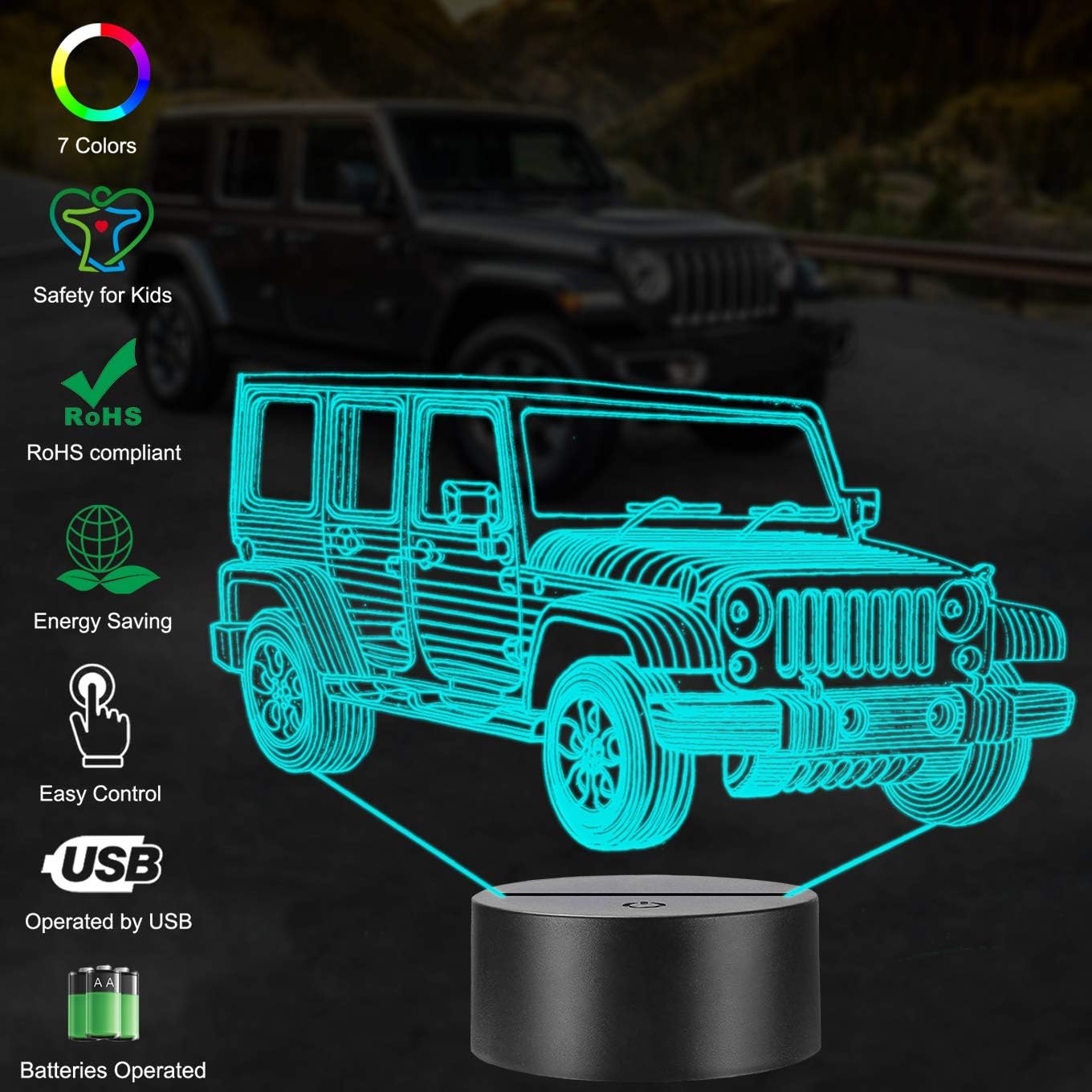 boys car lamp