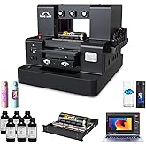 RAINBOWDGT A3 UV Printer Machine,5760x2880 DPI,Bottle Holder &amp; Stickers | 3D Embossing,white ink circulation, auto cleaning, vacuum platform. Phone cases, cups, acrylic, metal, leather, wood and more