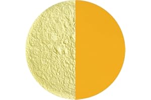 BULLSEYE GLASS CO. 5 Oz Sunflower Yellow Opal Striker Powder Frit - 90 Coe
