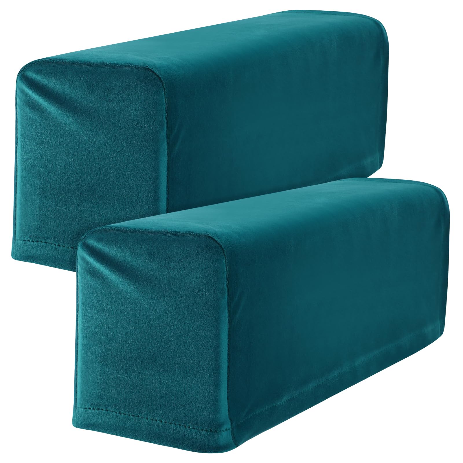 BESPORTBLE Sofa Armrest Cover 2pcs Velvet Soft Sofa Arm Slipcovers Elastic Armrest Protectors Removable Arm Covers
