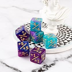 48 Pieces MTG Dice Counters Buff Token Dice Loyalty