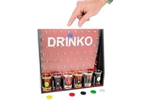 Mind Games Drinko Shot Glass Drinking Game, Party Drinking Game, Fun Game and Great as a Gift for Birthday, Halloween, Adult 