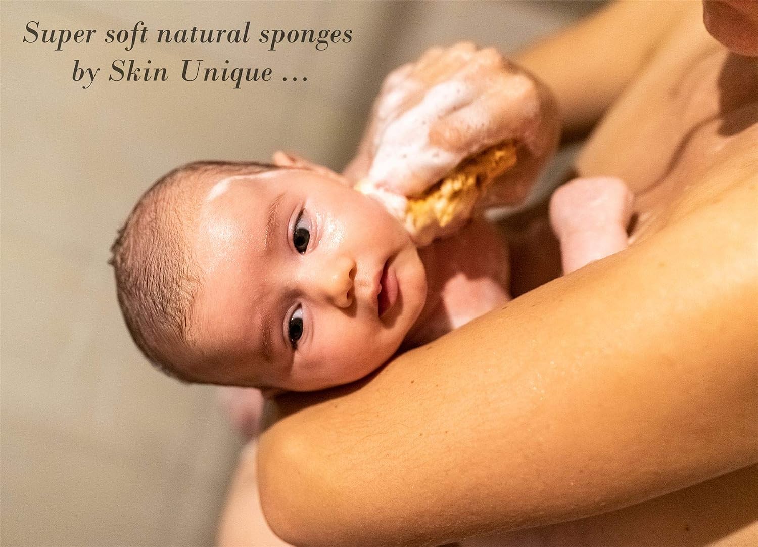 Skin Unique Natural Baby Sponge, Unbleached Mediterranean Sea Honeycomb for Babies and Children, 100% Natural, Organic - Image 3
