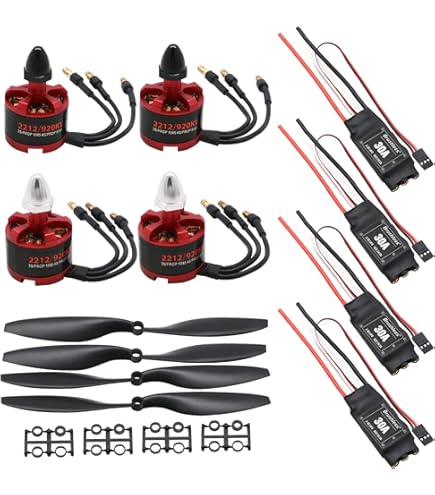 Amazon.com: GARTT 4pcs ML 2212 920KV Brushless Motor 2-4S for DJI