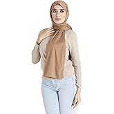 Xirhoot Ribbed Jersey Hijab Scarf for Women, Hijab for Women Muslim Breathable Stretchy Hajib