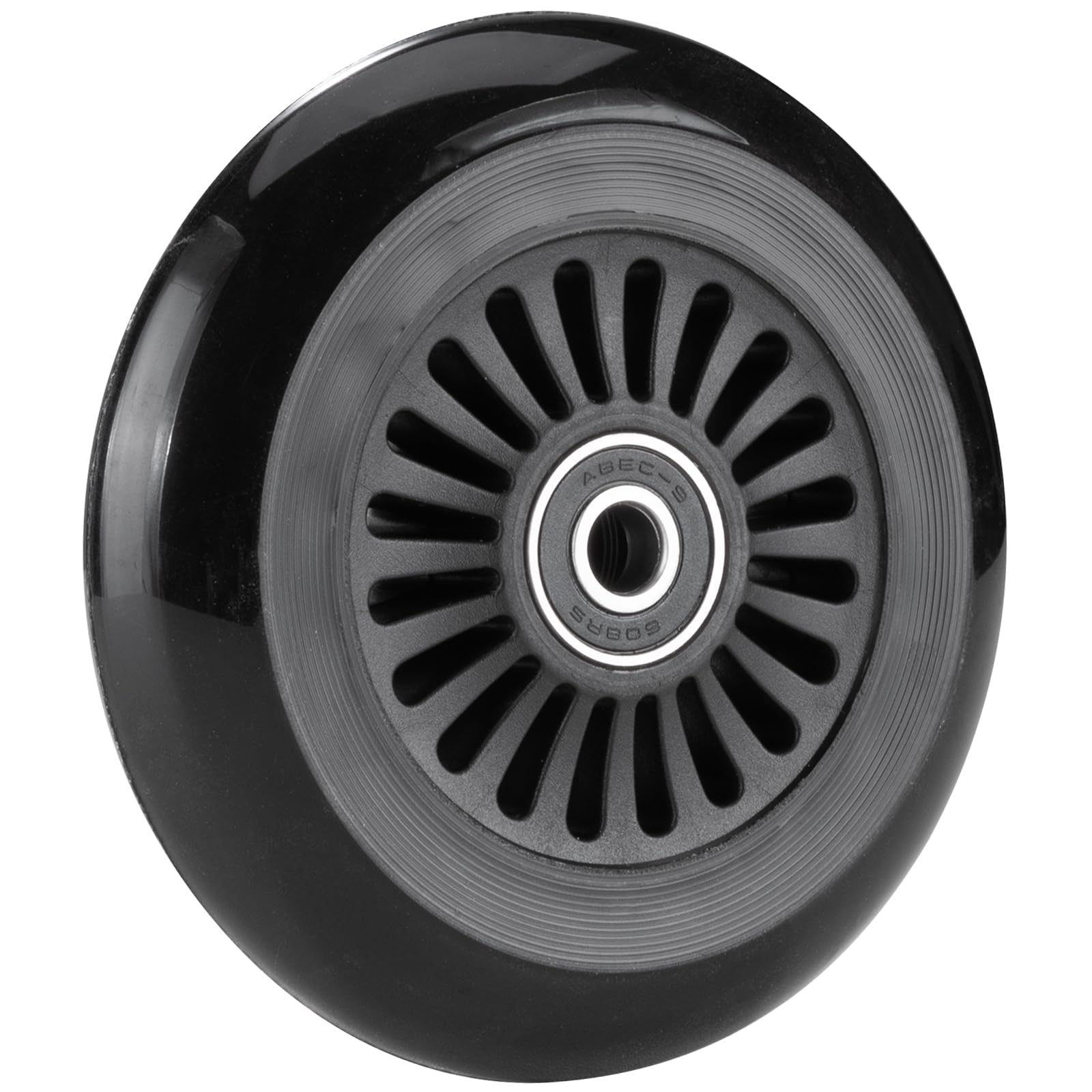AOWESM Easy Roller Replacement Wheels w/Bearings ABEC-9 for Ez Rollers Classic Drifter Junior New Twist On A Classic Scooters - Set of 3 (Black)