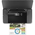 HP OfficeJet 200 Portable Printer with Wireless & Mobile Printing, Works with Alexa (CZ993A) ,Black