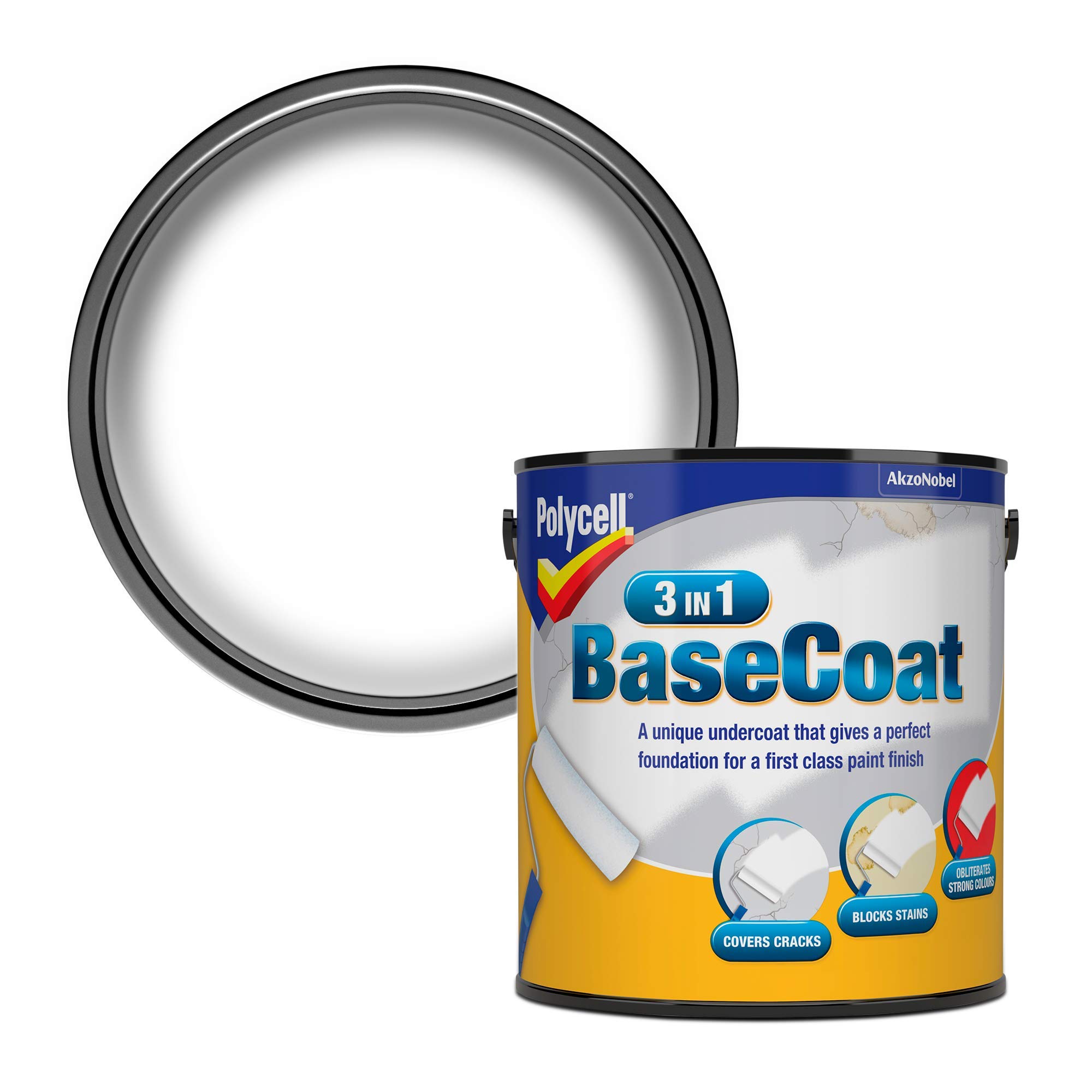 Polycell 3 in 1 Basecoat 2.5L