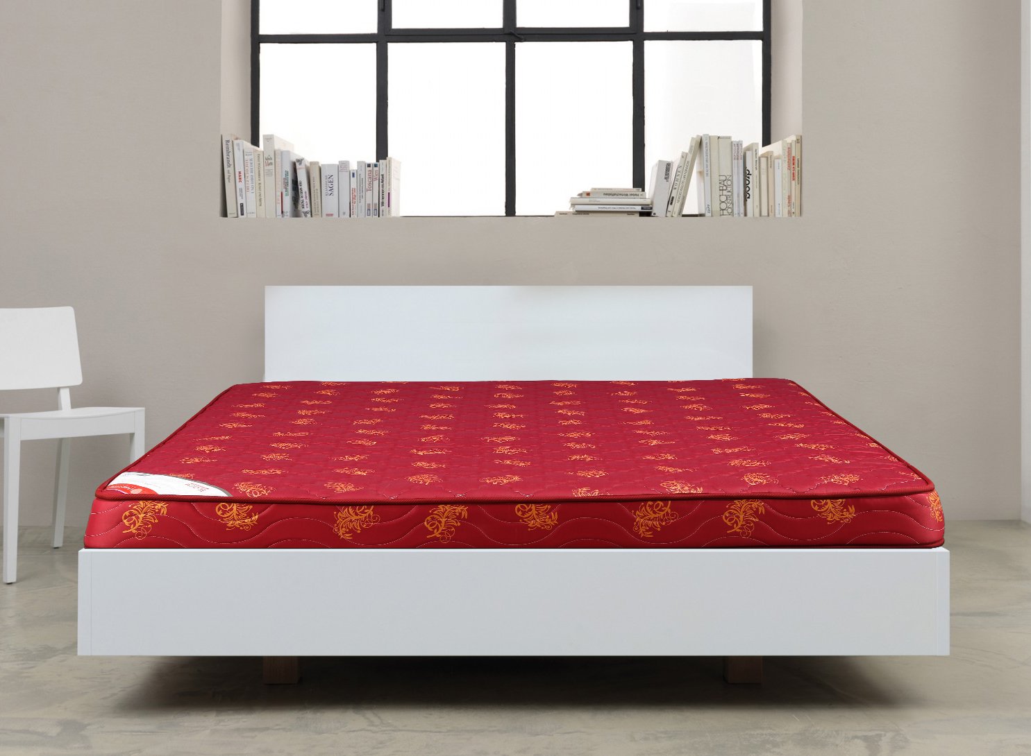 Hometown Solace Coir Mattress 78 * 72 * 4 King Size Mattress in Maroon Color Amazon.in Home