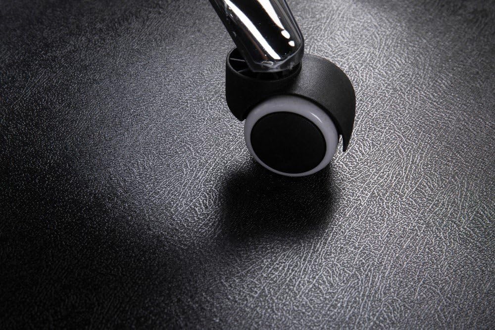 Office Chair Mat for Hardwood and Tile Floor with Lip, Black, Anti-Slip, Non-Curve, Under the Desk Mat Best for Rolling Chair and Computer Desk, 47x35 Non-Toxic and no BPA Plastic Protector: Kitchen & Dining