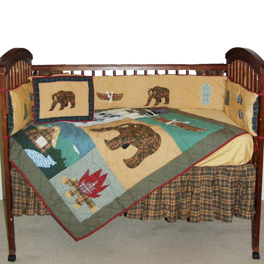 Patch Magic Cabin Crib Bedding Home & Kitchen