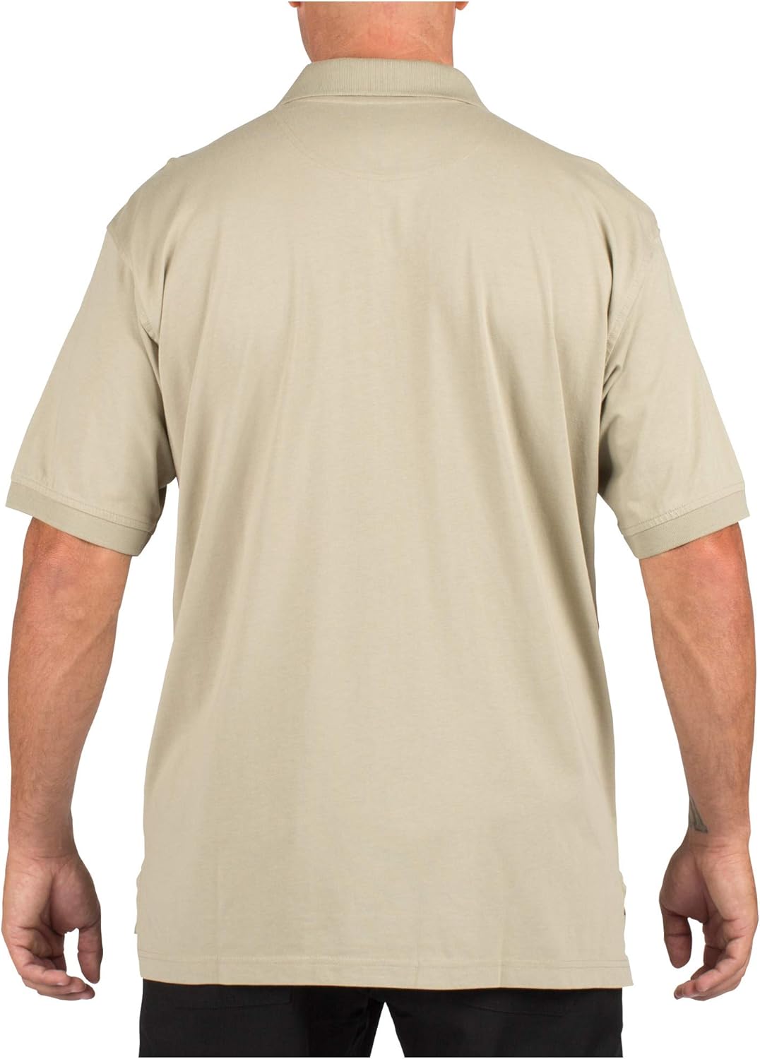 5.11 Tactical Men's Jersey Knit Short Sleeve Shirt, Wrinkle-Resistant Cotton, Pen Pocket, Style 71182: Clothing