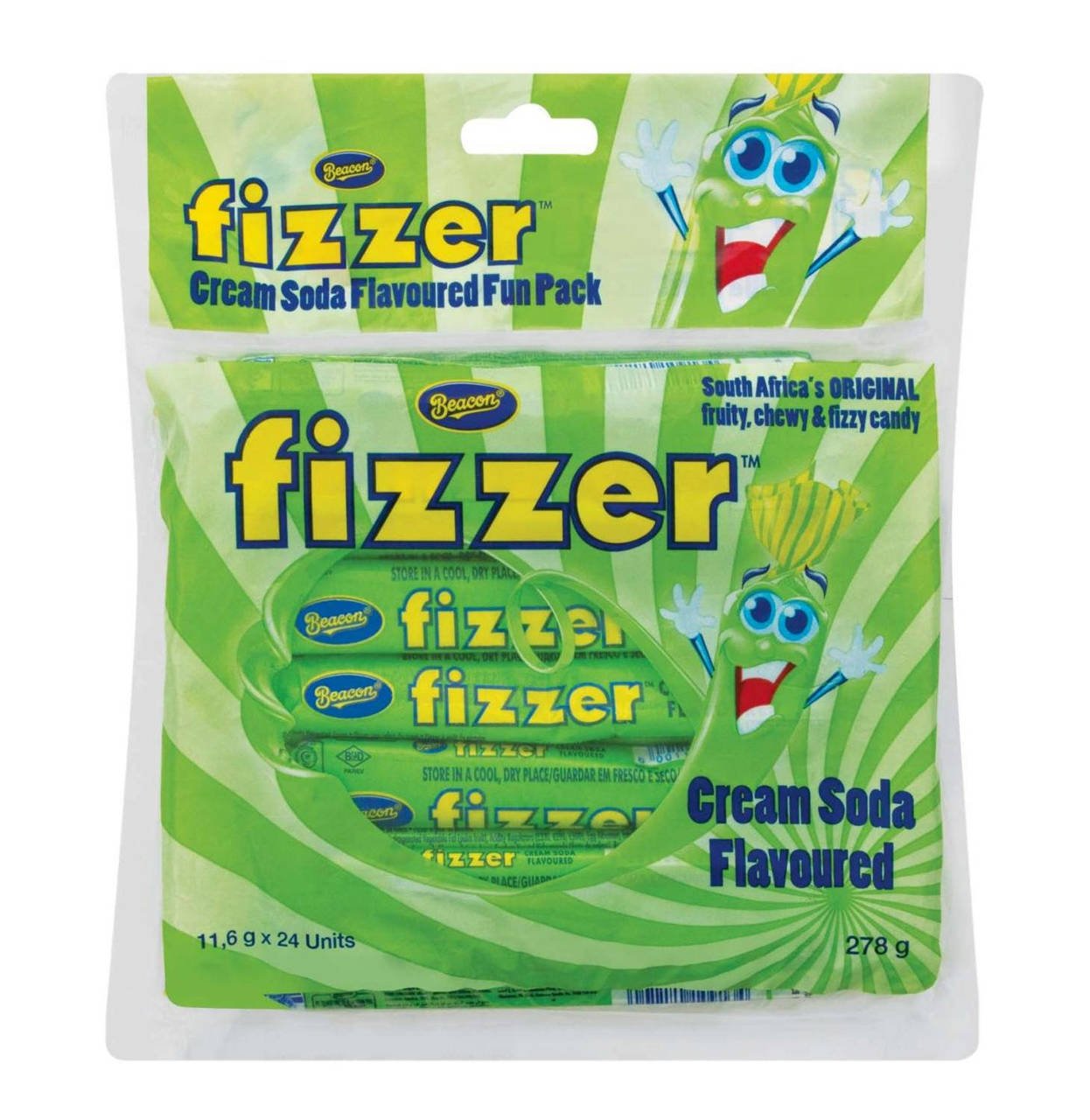 Beacon Fizzers Cream Soda 24 Units
