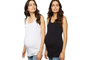Motherhood Maternity Womens Bumpstart 2 Pack Sleeveless Tank Tops