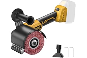 VERVEWAVE Cordless Burnishing Polishing Machine for Dewalt 20V Max Battery (No Battery), Surface Conditioning Tool with 6 Variable Speeds and Guide Wheel, For Stainless Steel, Wood, Metal (Tool Only)