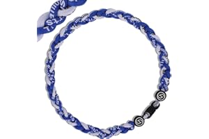 HOOCAS Baseball Necklace, Braided Tornado Baseball Necklace for Boys, Baseball Gifts Giving Acessories, Baseball Necklaces Rope Style Muti Color to Pick From