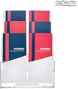 Deflecto 3-Tier 6-Pocket DL Size Portrait Literature Holder view 7