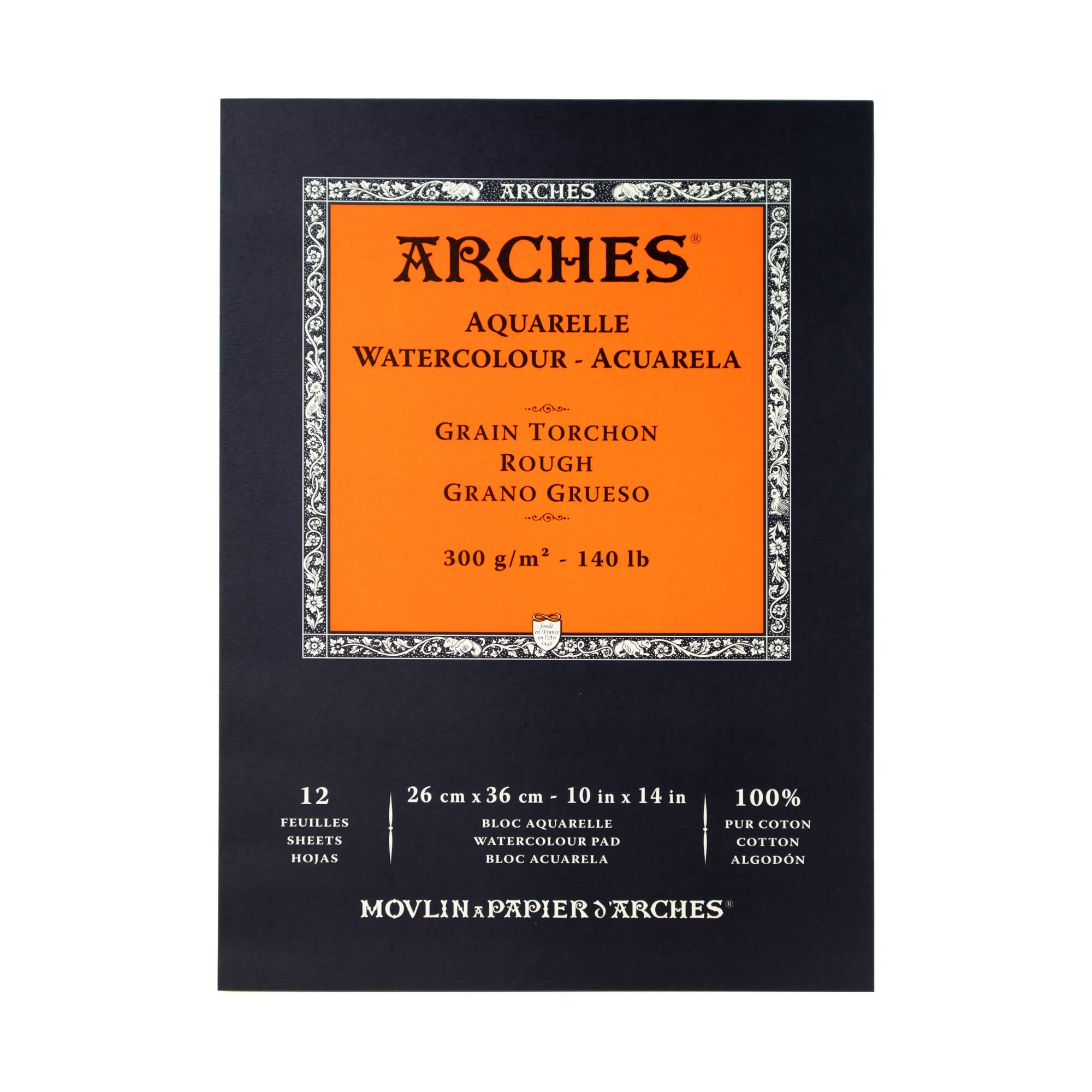 Arches Watercolor Pad 10x14 Inches 140lb/300gsm Rough
